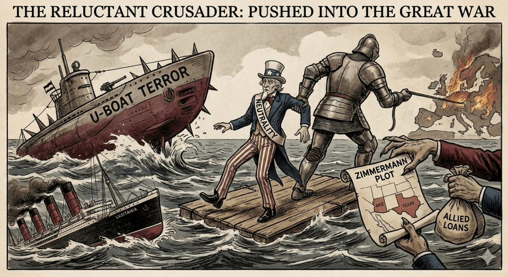 The Spy, the Submarine, and the Secret Telegram: How a Reluctant America Joined the Great&nbsp;War