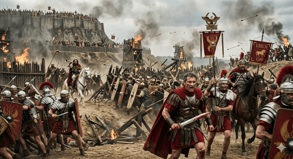 The Day Rome Built a Wall Inside Out: Julius Caesar’s Double-Walled Siege of&nbsp;Alesia